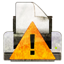 Actions GTK Print Warning Icon