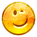 Emotes Face Wink Icon 128x128 png