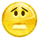 Emotes Face Worried Icon 128x128 png