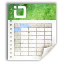 Mimetypes Application Vnd.ms Excel Icon 128x128 png