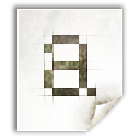 Mimetypes Font Bitmap Icon 128x128 png