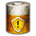 Status Battery Caution Icon 128x128 png