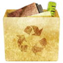 Status Meliae Trash Can Full New Icon 128x128 png