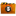 Places Orange Folder Locked Icon 16x16 png