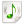 Mimetypes Audio X MIDI Icon 24x24 png