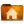Places Orange User Home Icon 24x24 png
