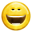 Emotes Face Laugh Icon 32x32 png