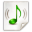 Mimetypes Audio X MIDI Icon 32x32 png