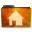 Places Orange User Home Icon 32x32 png