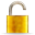 Stock Lock Open Icon 32x32 png