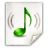Mimetypes Audio MP4 Icon 48x48 png