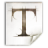 Mimetypes Font Truetype Icon 48x48 png