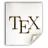 Mimetypes Text X TEX Icon 48x48 png