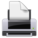 Actions Document Print Icon 128x128 png