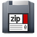 Devices Media ZIP Icon 128x128 png