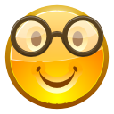 Emotes Face Cool Icon 128x128 png