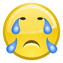Emotes Face Crying Icon 128x128 png