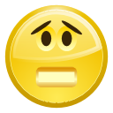 Emotes Face Worried Icon 128x128 png