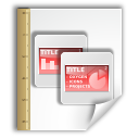 Mimetypes X Office Presentation Template Icon