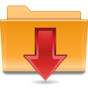 Places KDE Folder Downloads Icon 128x128 png
