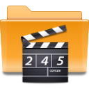 Places KDE Folder Video Icon 128x128 png