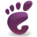 Places Start Here Gnome Violet Icon 128x128 png