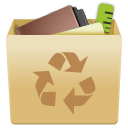 Status Meliae Trash Can Full New Icon 128x128 png