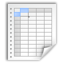 Stock New Spreadsheet Icon