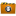 Places Orange Folder Locked Icon 16x16 png