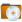 Places Orange Folder CD Icon 22x22 png