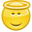 Emotes Face Angel Icon 32x32 png
