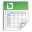 Mimetypes Application Vnd.ms Excel Icon 32x32 png