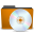 Places Orange Folder CD Icon 32x32 png