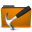 Places Orange Folder Development Icon 32x32 png
