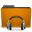 Places Orange Folder Sound Icon 32x32 png