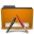 Places Orange Folder TXT Icon 32x32 png