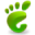 Places Start Here Gnome Green Icon 32x32 png