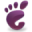 Places Start Here Gnome Violet Icon 32x32 png