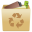 Status Meliae Trash Can Full New Icon 32x32 png