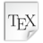 Mimetypes Text X TEX Icon 48x48 png