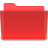 Places Folder Red Icon 48x48 png