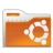 Places Human Folder Ubuntu Icon 48x48 png