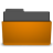 Places Orange Folder Open Icon