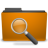 Places Orange Folder Saved Search Icon