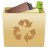 Status Meliae Trash Can Full New Icon 48x48 png
