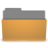 Status Orange Folder Open 2 Icon 48x48 png