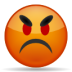 Emotes Face Angry Icon 72x72 png