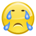 Emotes Face Crying Icon 72x72 png