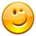 Emotes Face Wink Icon 72x72 png