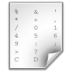Mimetypes ASCII Icon 72x72 png